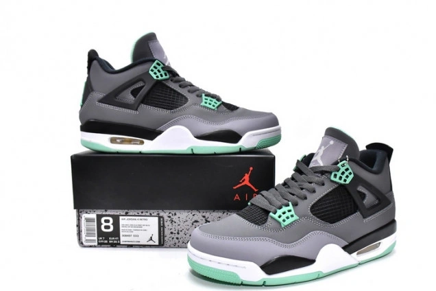 Rep Retro Glow 4 Air Green Jordan 308497-033 0627